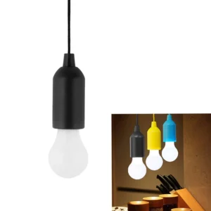 led pull cord light – hanging black led bulb (1 pc) 52