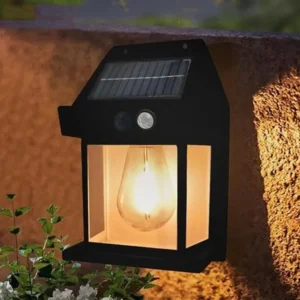solar wall lamp – wireless outdoor light with motion sensor & 3 modes 123