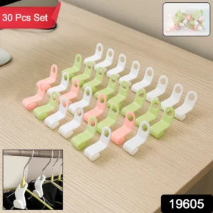 multi color hanger connector hooks (30 pc) 30sh