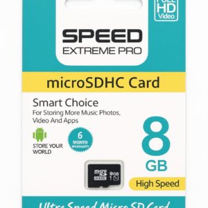 ultra speed microsdhc card 8gb – high speed & full hd video support