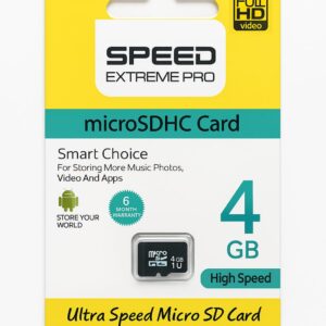 ultra speed 4gb micro sdhc card – high speed | full hd सपोर्ट | 6 month warranty