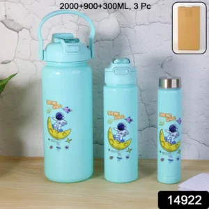 premium water bottles 2000ml + 900ml + 300ml (set) 220