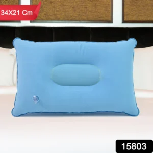 comfortable inflating travel pillow (34×21 cm / 1 pc / mix color) 45
