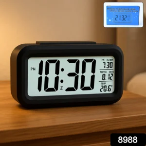 digital lcd alarm clock with backlight (1 pc) 192